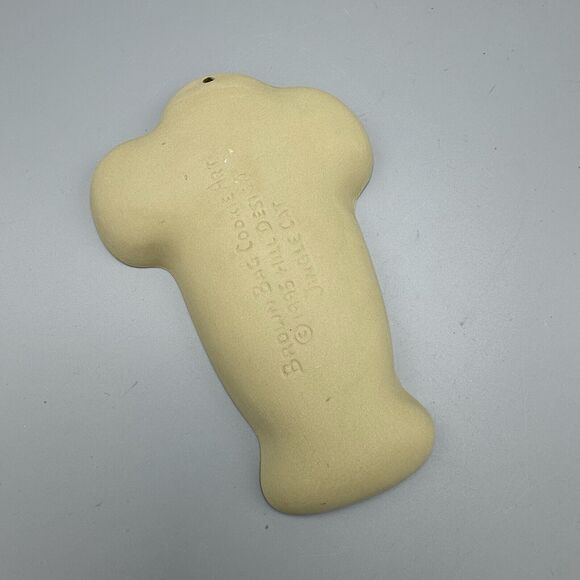 Vtg Brown Bag Cookie Art Mold Jingle Cat Holding Bells 1995 Hill Design Holiday - Picture 6 of 6